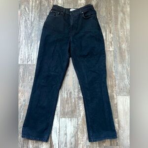 Black abercrombie curve love denim jeans
